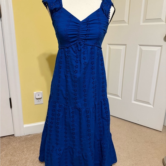 Japna Dresses & Skirts - Japna Royal Blue Midi Dress